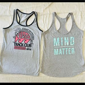 Women’s M racer back tank tops